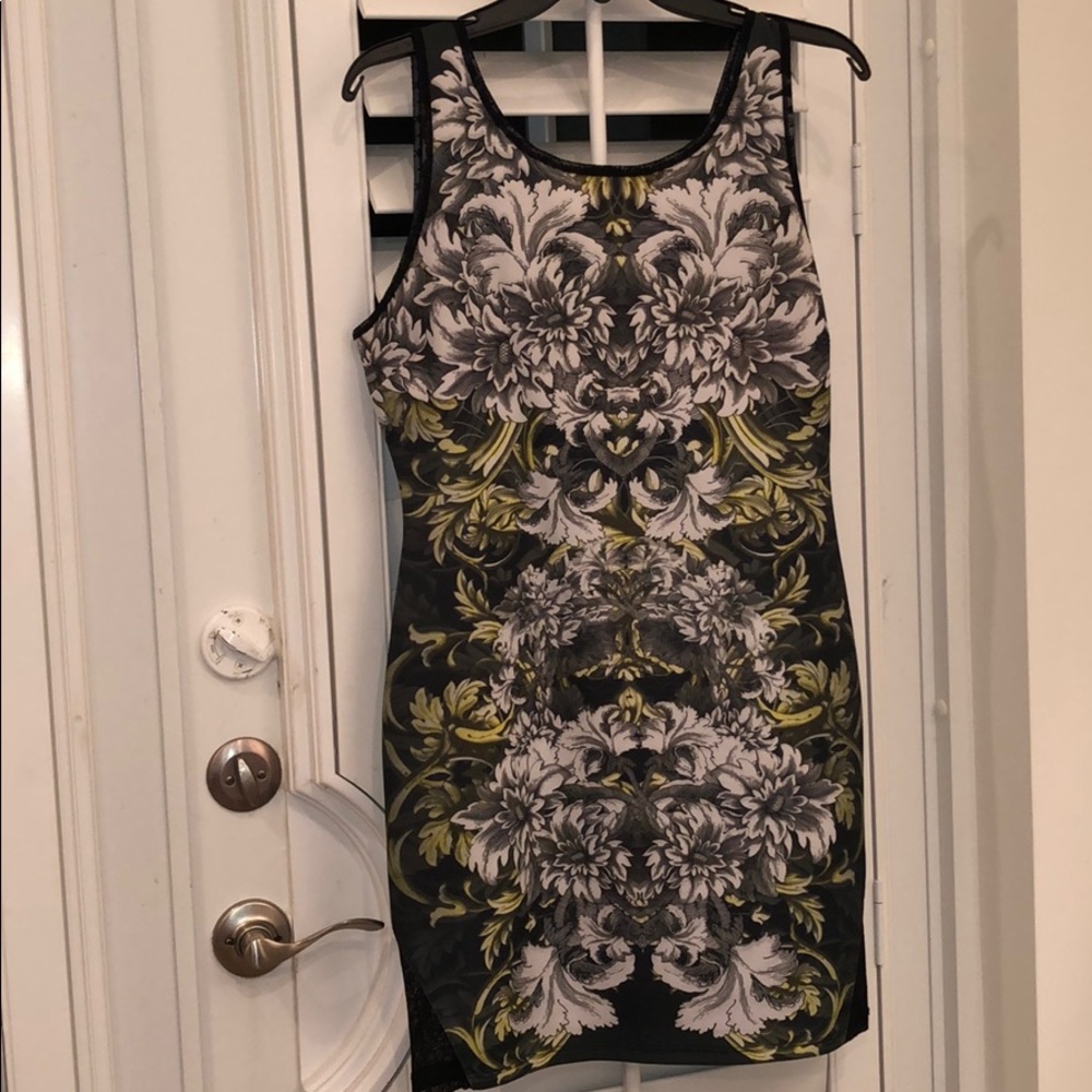 Aqua Floral dress